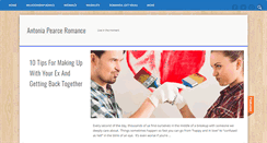 Desktop Screenshot of antoniapearceromance.com