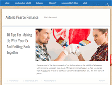 Tablet Screenshot of antoniapearceromance.com